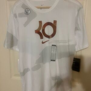 Nike KD White and Gray Camouflage T-Shirt